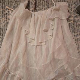 White and Silver Greek Style Babydoll