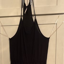 Long black romper
