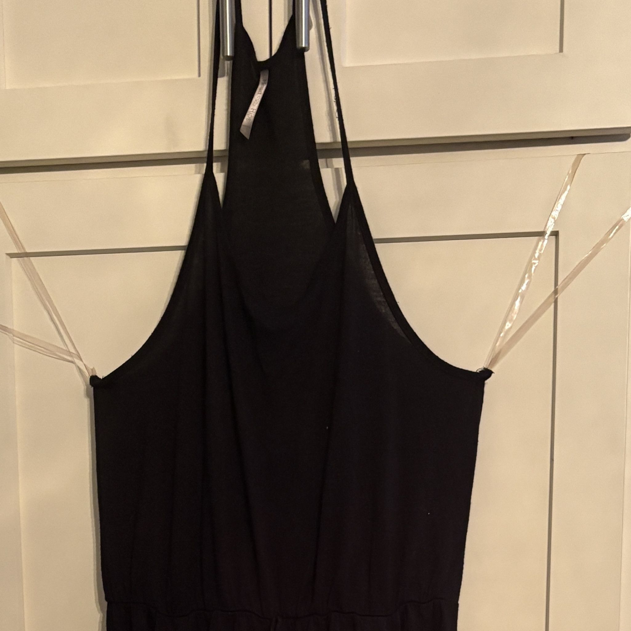 Long black romper