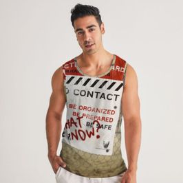 Post Apocalyptic World Mens Sport Tank