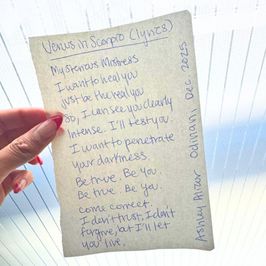 Handwritten Lyrics Original Odinani Song