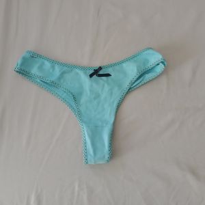 1 PIECE OF THONG LIGHT BLUE