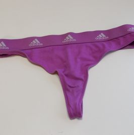 Pink Adidas Thong