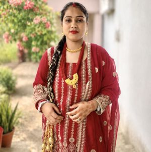 How I am Looking in Traditional Red Dress Rate Me Out of 10