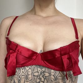 Agent Provocateur Red Bra  4 Days Worn