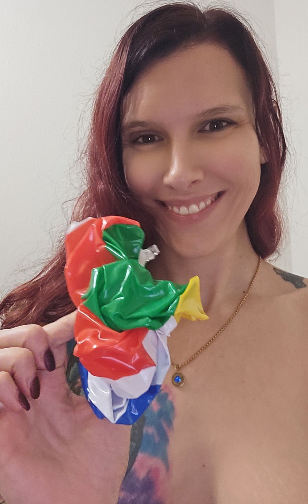 Beach ball or other inflatable punished and shipped
