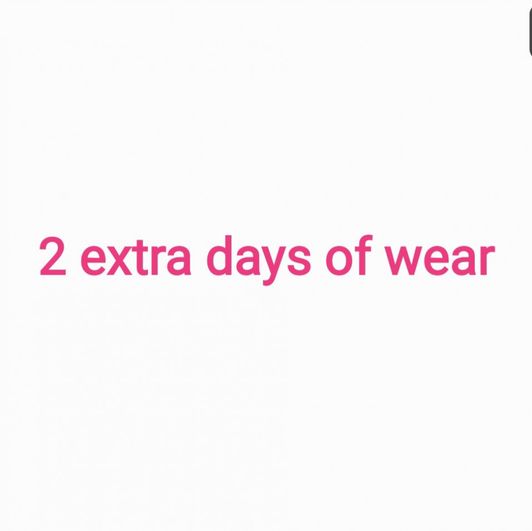 Underwear: 2 days of wear