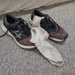 After Run Dirty and Smelly Socks