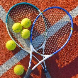 Tennis lesson for me!