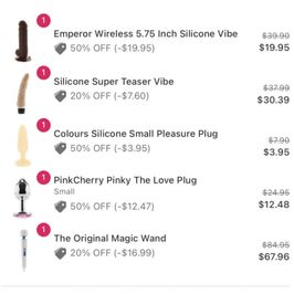 Help me buy these sex toys