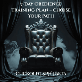 7 Day Obedience Training Plan