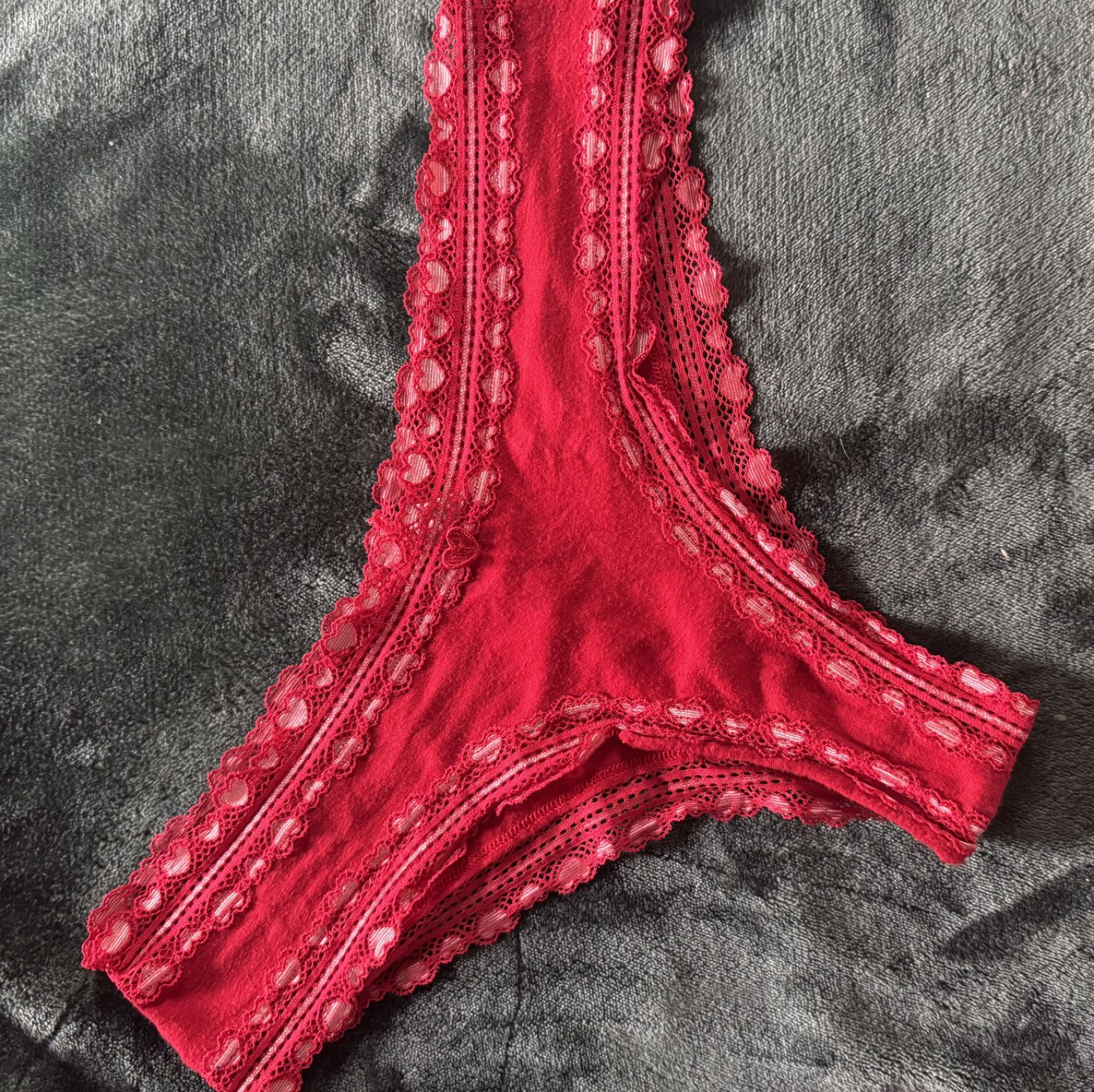 Red Heart Panties