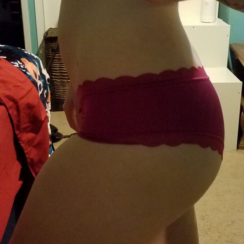 Hot Pink Lace Panties
