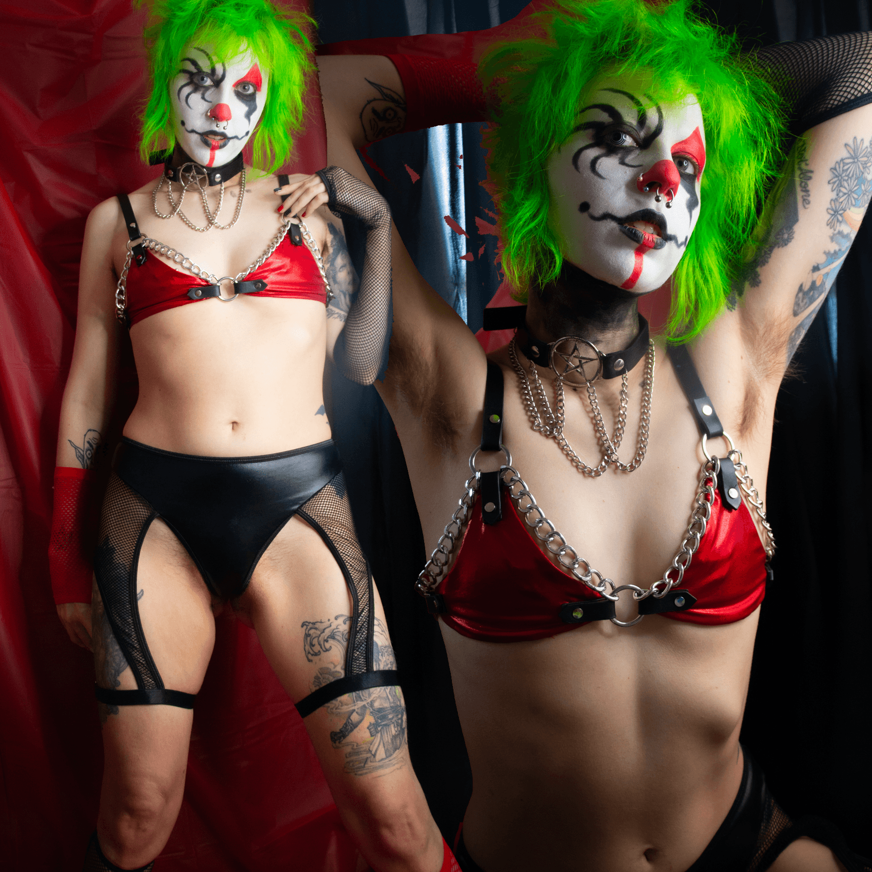 Red and Black Clown NSFW Photoset