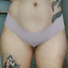Light pink white panties