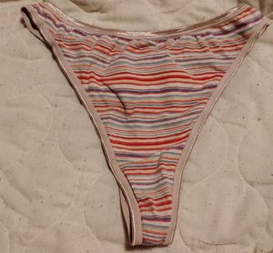 Striped thong