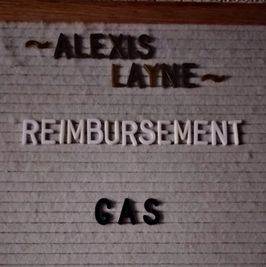 Reimbursement: Gas