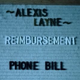 Reimbursement: Phone bill