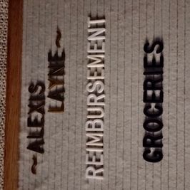 Reimbursement: Groceries