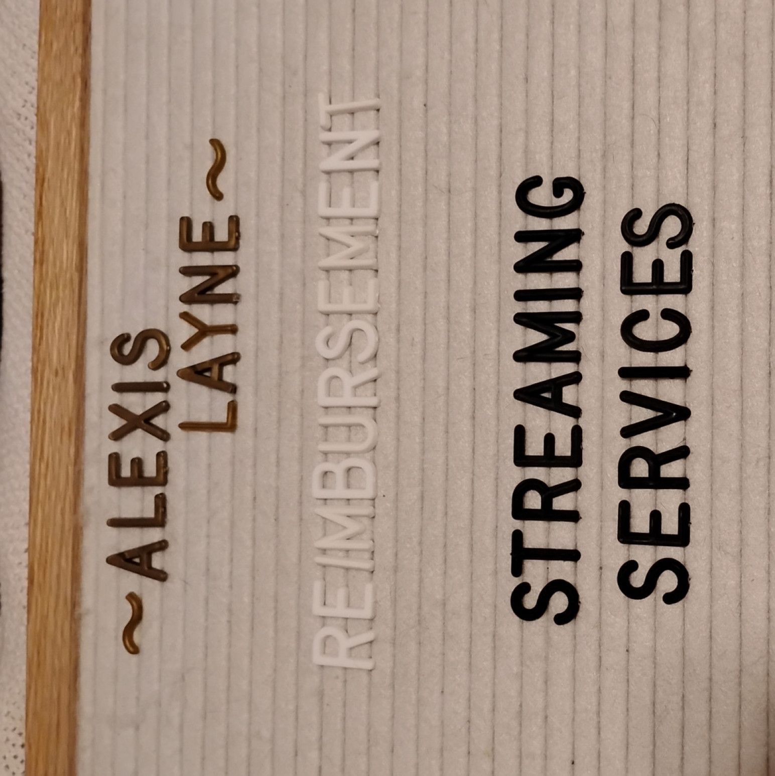 Reimbursement: Streaming Services