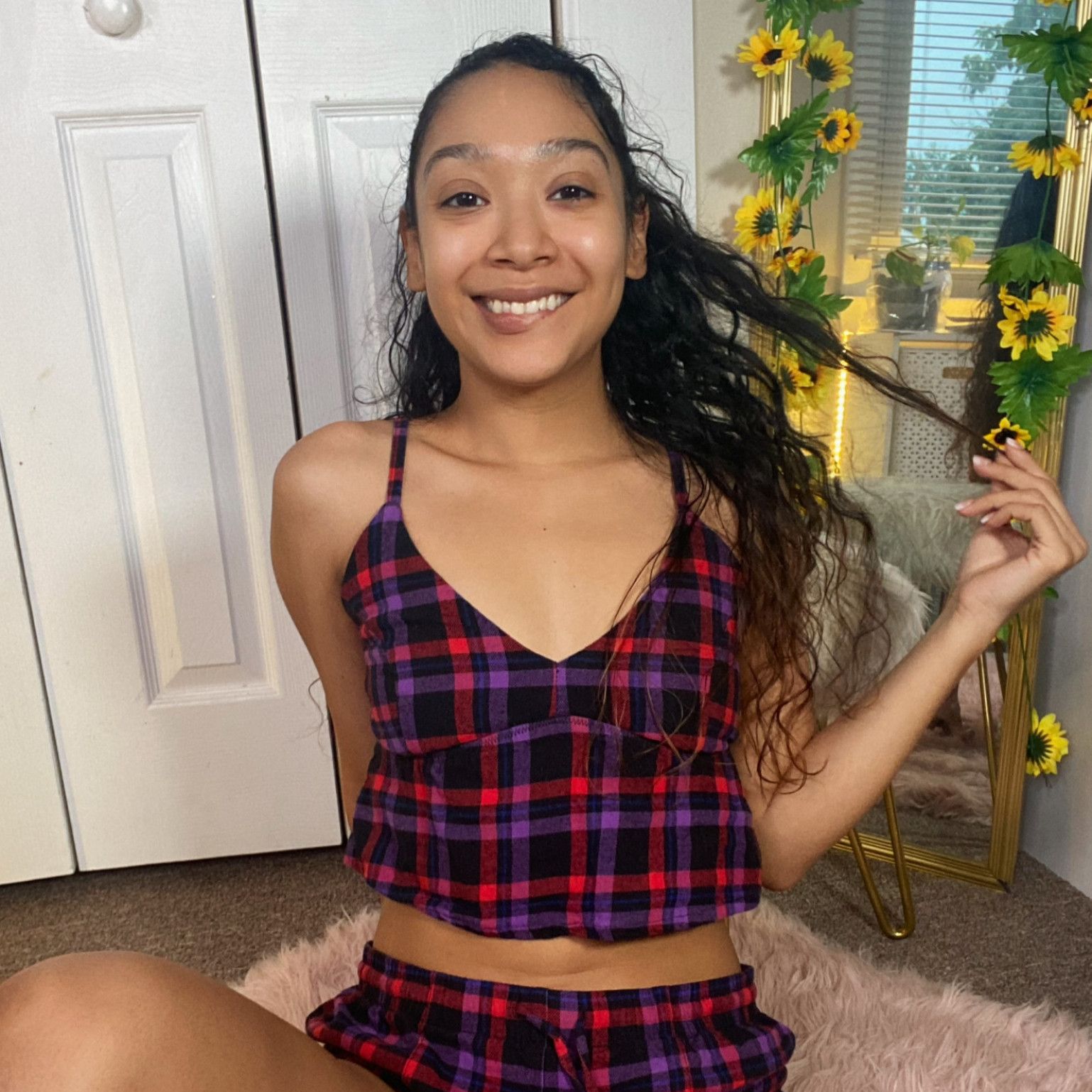 Plaid Pajama Set