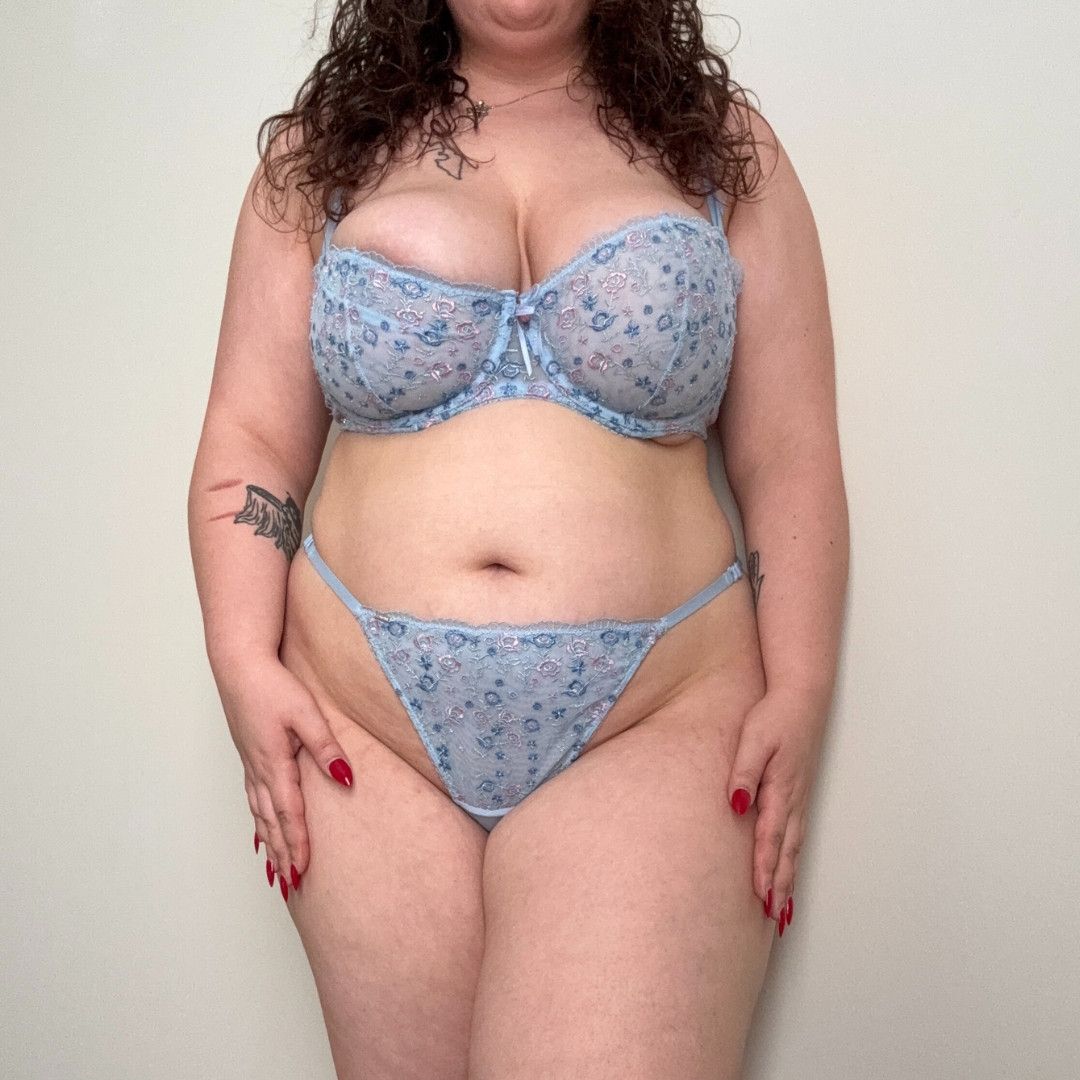 Used Lacey Lingerie Set