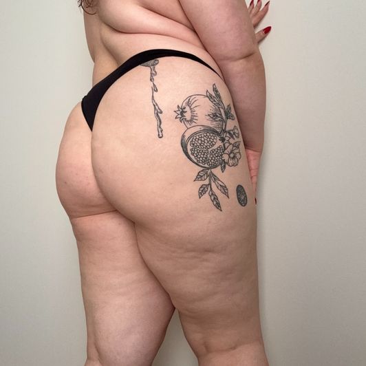 Black Workout Thong