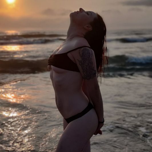 Brilliant Beach Morning Black Bikini