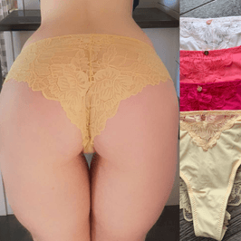 Lace Satin Cheekies
