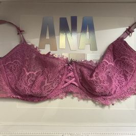 Pink VS lace bra