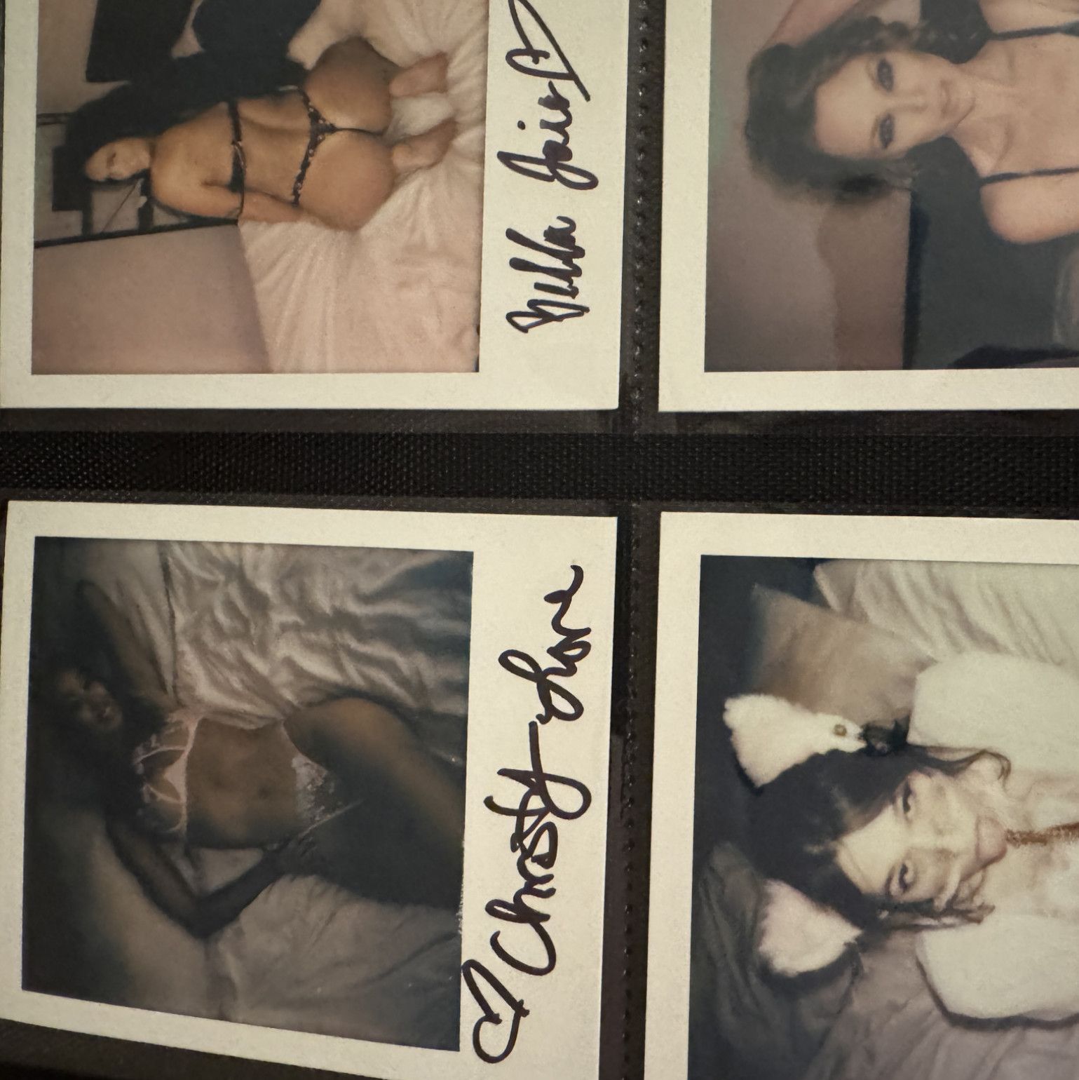 A polaroid from one of my scenes