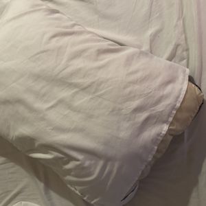 Used pillow and pillow case