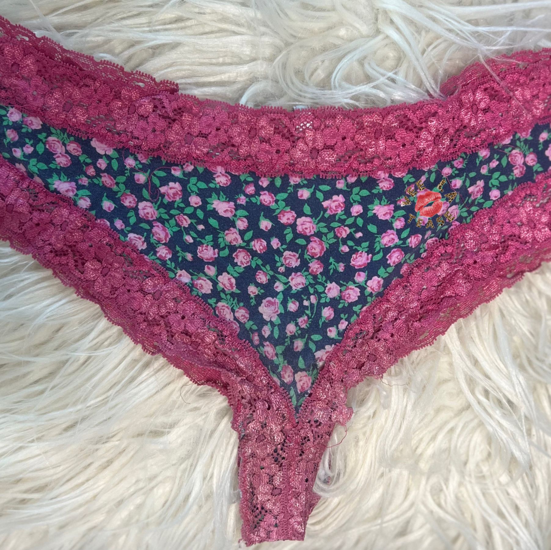 Worn Victorias Secret PINK Cheekies