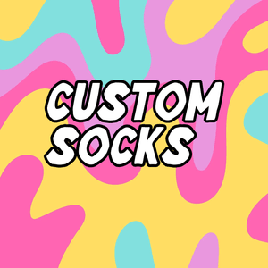 Socks with our faces on it