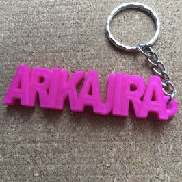 ARIKAJIRA Pink Coloured Fan Keyring