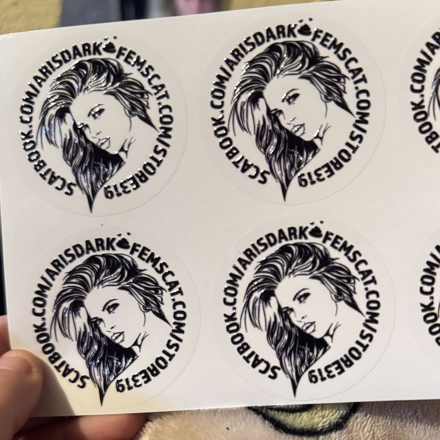 Official stickers Aris Dark