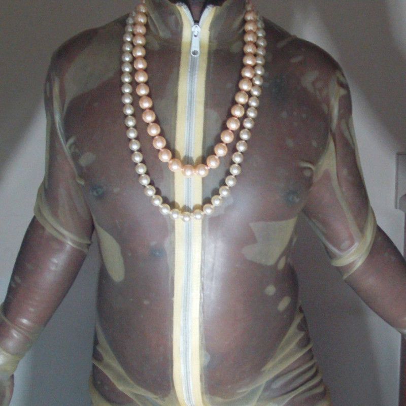 ARJANTANISIA111 LATEX TRANSPARENT TOP