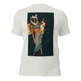 Astra Flowers tshirt silver