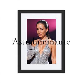 Astra Basketball Framed Print 12x16in