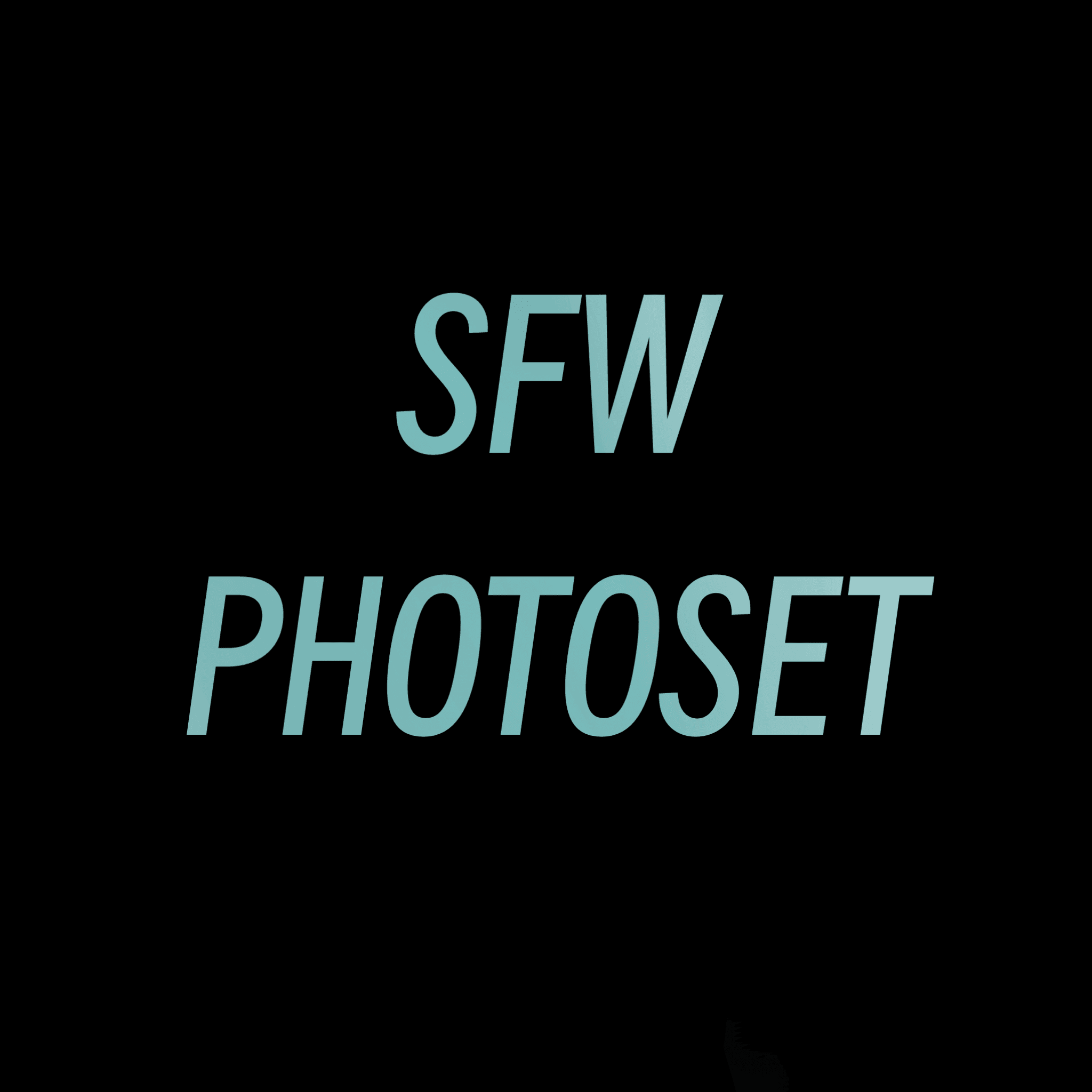 SFW Photoset