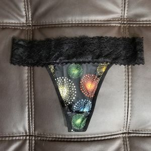 Black Fireworks and Lace Panties