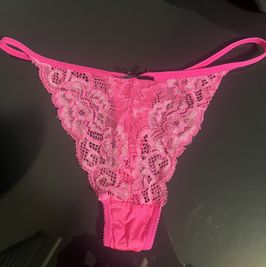 pink lacey panties