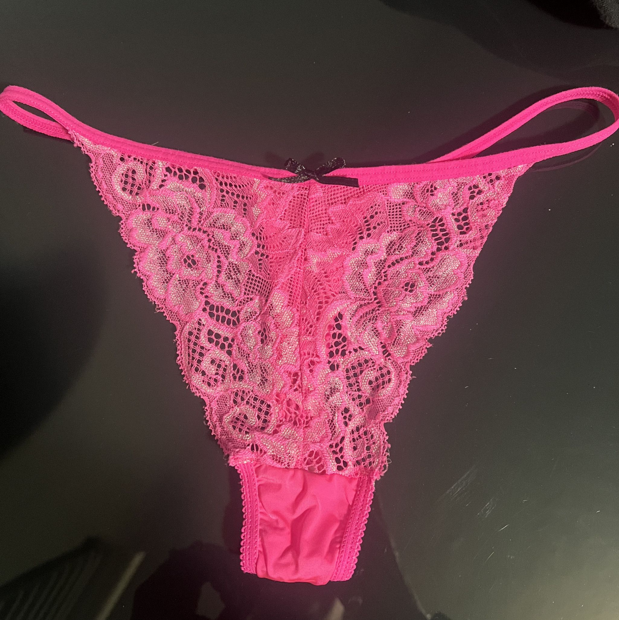 pink lacey panties