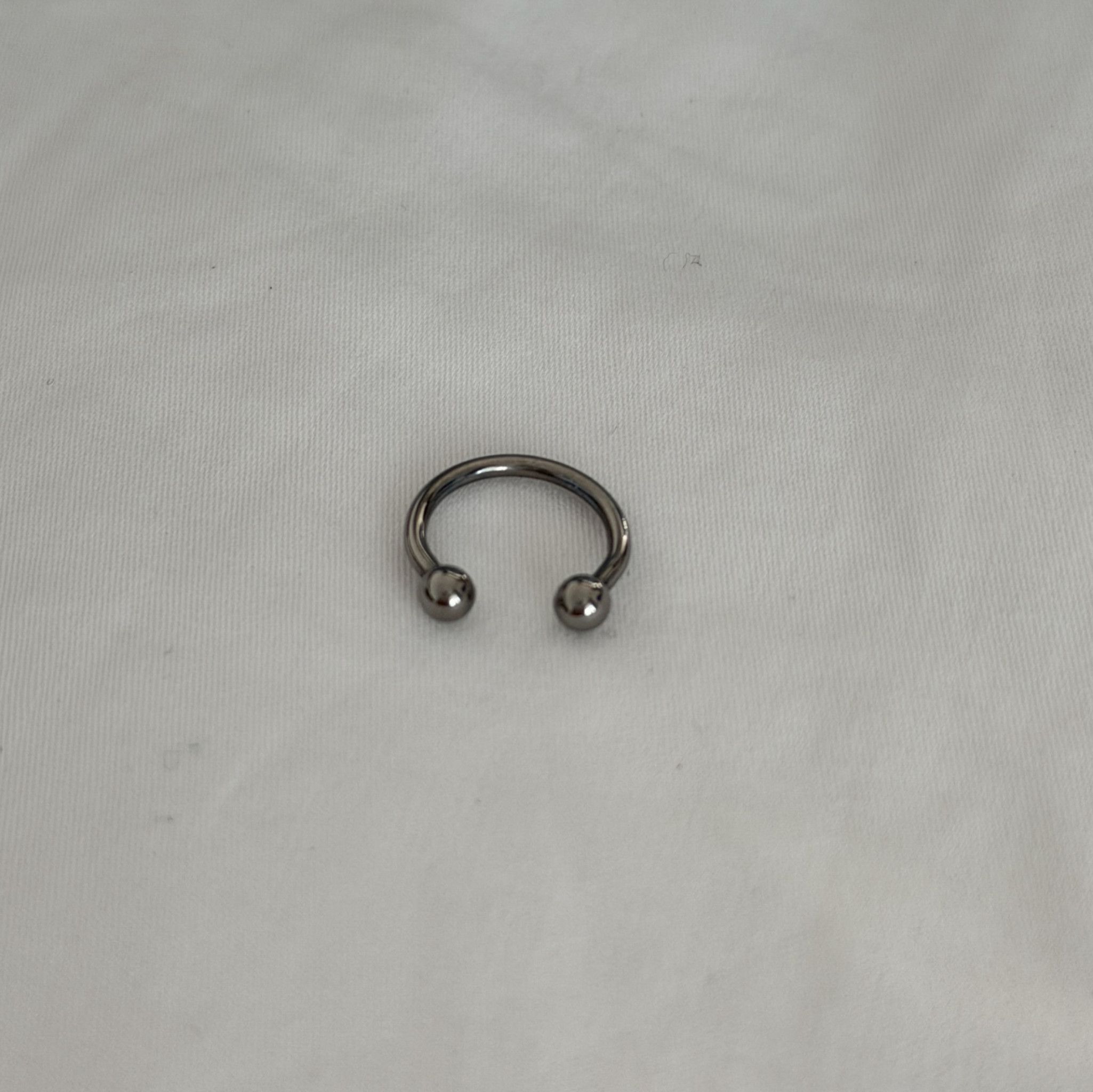 First Worn Septum Circular Barbell