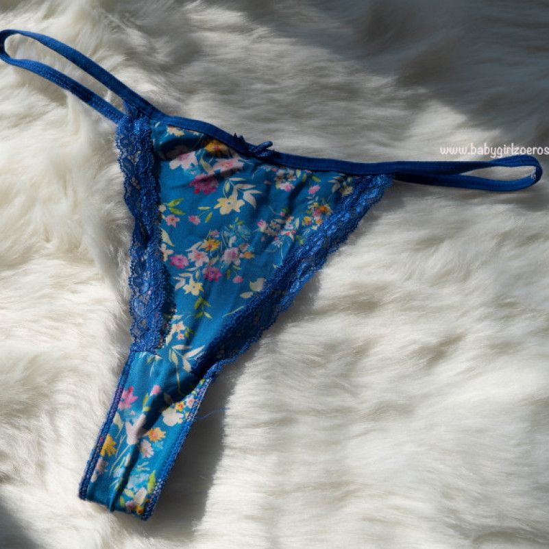 Blue Flower Panties