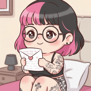 Anime Style Cute Letter