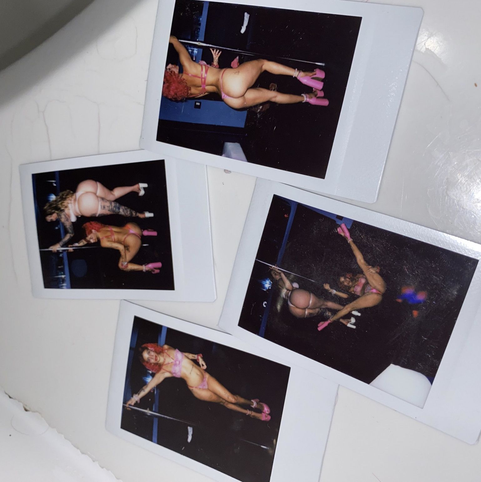 Polaroid Photos Nali Marie With Flo Caro Wild Entertainment