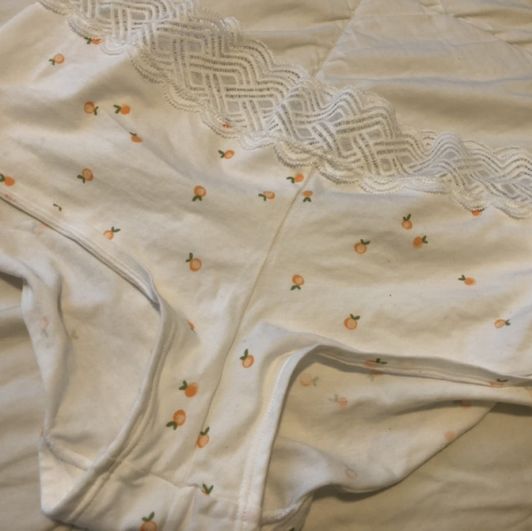 White Peachy Boyshorts