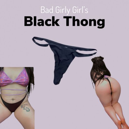 Black Thong