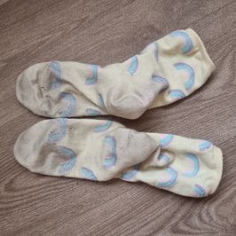 Worn Yellow Socks